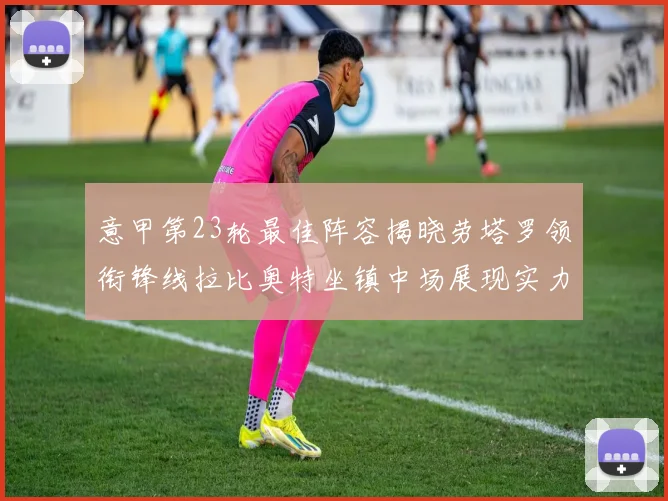 意甲第23轮最佳阵容揭晓劳塔罗领衔锋线拉比奥特坐镇中场展现实力