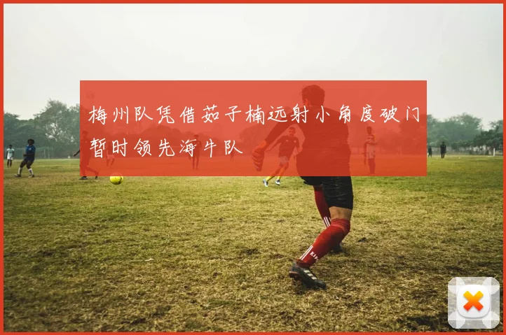 梅州队凭借茹子楠远射小角度破门暂时领先海牛队